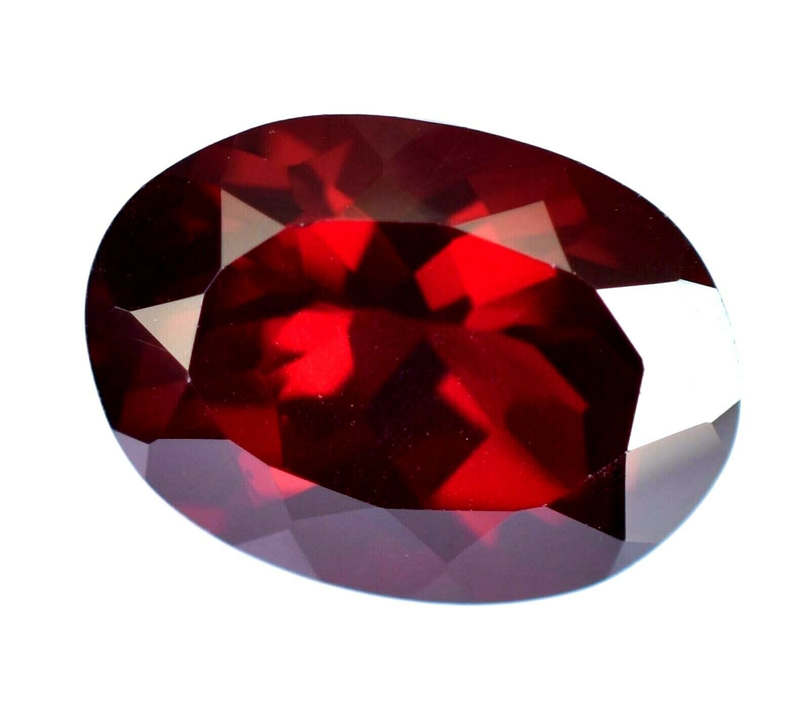 7.40 Ct Natural Red Color Almandine Garnet Oval Gemstone Agsl Certified