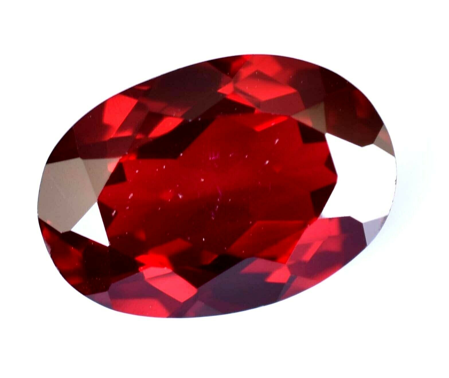 6.15 Ct Natural Red Color Almandine Garnet Oval Gemstone Agsl Certified