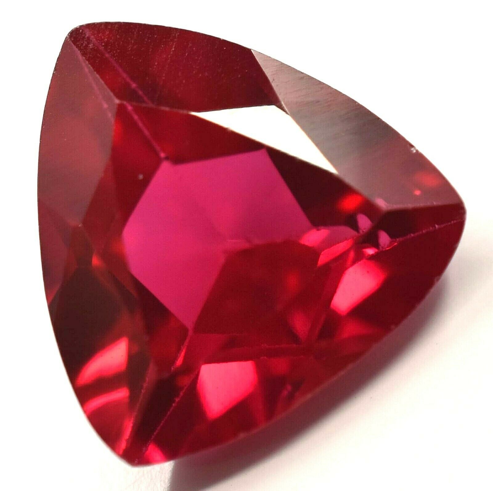 5.95 Ct Natural Red Color Almandine Garnet Trillion Cut Gemstone Agsl Certified